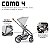 Carrinho COMO4 Trio - Woven Grey - ABC - Imagem 7