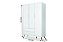 roupeiro old clean 03 portas branco acetinado - planet baby - Imagem 3