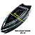 Barca Descartável 49x22 - Super Big Boat Sushi/Oriental (G) - Praticpack - Cx 40 Unid. - Imagem 4