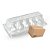 Embalagem Blister para Donuts 5 Cavidades (COM TRAVA) - Praticpack - Cx 100 Unid. - Imagem 1