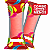 Saco Externo BOPP 7x19 - Geladinho / Picolé Gourmet - VERMELHO - 04 Pacotes (1.000 sacos) - Kit - Imagem 2