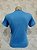 Camiseta Poliéster Fiado - Azul (sem estampa) - Imagem 4