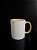 Caneca De Cerâmica Personalizável - Branca & Amarela - Imagem 2