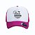 Boné Modelo Trucker -Pink & Branco Personalizados - Imagem 1