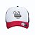 Boné Modelo Trucker - Preto Branco &  Vermelho Personalizados - Imagem 1