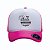 Boné Modelo Trucker - Rosa Flúor & Branco Personalizados - Imagem 1