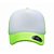 Boné Modelo Trucker - Verde Flúor & Branco Personalizados - Imagem 3