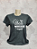 Camisetas Femininas Personalizadas – Preto Mescla - Imagem 1