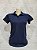 Camiseta Feminina Polo Piquet Baby Look - Azul Marinho - Imagem 3