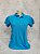 Camiseta Feminina Polo Piquet Baby Look - Azul Cristal - Imagem 3