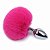 Plug Anal em Aço Pompom de Coelho -  Tamanho - P - Imagem 2