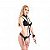 Kit Sado Bondage Algema para Pulso e Pescoço - - Imagem 3