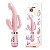 VIBRADOR PONTO G E CLITORIS 3 EM 1 - Pilha - Imagem 1