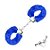 ALGEMA DE METAL COM PELUCIA AZUL - Imagem 2