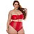 FANTASIA CONJUNTO SEDUÇÃO PLUS SIZE LINHA SADO HOT FLOWERS - Imagem 1