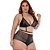 Conjunto Mistress  Plus Size Linha Sado Hot Flowers - Imagem 1