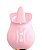Vibrador em Silicone Recarregável – 12 Modos de Estimulação Rosa com Língua - Imagem 1