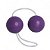 Bolinha Para Pompoarismo Violeta - Média 2 unidades Hot Flowers - Imagem 2