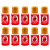 Gel Aromatizante Morango 15ml - Kit c/10 Und - Imagem 1