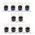 Hot Ball Termo Shock Kit c/10 Und Hot Flowers - Imagem 1