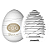 Masturbador Unissex Egg Magical Kiss - Unitário - Imagem 7