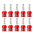 Odorizador Morango - Kit c/10 Und Hot Flowers - Imagem 1