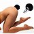 Plug Anal em Aço Prateado Tamanho P com Pompom Preto - Imagem 3