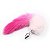 Plug Anal Rabo de Raposa - Pink e Branco - Imagem 1