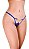 Tanga Sexy - Azul Hot Flowers - Imagem 1