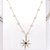 Colar mini pérolas com estrela cravejada com zircônias banhado a ouro - Imagem 4