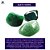 Conjunto brinco gota e colar mandala de pedra natural ágata verde banhado a ouro - Imagem 5