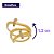 MIX Moderno: Brinco ear hook + Piercing fake 3 fios cravejado de zircônias folheado a ouro 18k - Imagem 4