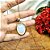 Colar com Pingente Oval de Opalina Banhado a Ouro - Imagem 1