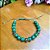 Pulseira Artesanal de Macramê com Malaquita, Hematita e detalhes em ouro no Fio Encerado - Imagem 1