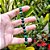 Pulseira Artesanal de Macramê com Pedras Naturais de Ágata Preta e Malaquita em Fio de Seda - Imagem 3