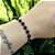 Pulseira Pedra Estrela 6mm com Hematita Natural Prateada - Imagem 5