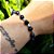 Pulseira Pedra Estrela 8mm com entremeio de Hematita Natural Prateada - Imagem 4