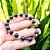 Pulseira Pedra Estrela 8mm com entremeio de Hematita Natural Prateada - Imagem 2