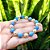 Pulseira de Água-Marinha Natural e Pérolas - Imagem 2