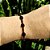 Pulseira de Proteção 7 Nós com Ágata Preta Natural Fio de Seda - Imagem 8