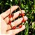 Pulseira de Proteção 7 Nós com Ágata Vermelha Natural Fio de Seda - Imagem 7