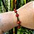Pulseira de Proteção 7 Nós com Ágata Vermelha Natural Fio de Seda - Imagem 4