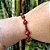 Pulseira de Proteção 7 Nós com Ágata Vermelha Natural Fio de Seda - Imagem 6