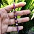 Pulseira de Ametista Natural com detalhes banhadas a Ouro - Imagem 4