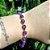 Pulseira de Ametista Natural com detalhes banhadas a Ouro - Imagem 3