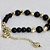 Pulseira de Ônix Fosca com detalhes orgânicos Banhados a Ouro - Imagem 6