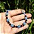 Pulseira de Água-Marinha Natural e Pedra Estrela banhada a Ouro - Imagem 3