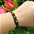 Pulseira Artesanal de Olho de Tigre Natural com 3 Pedras em Fio de Seda - Imagem 4