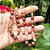 Colar de Quartzo Hematoide Vermelho e Aventurina Roxa Banhadas a Ouro - Imagem 1