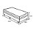 Conjunto Cama Box Baú Sintético Branco + Colchão Solteiro Herval Molas Maxspring Charms (88x188x73) - Imagem 5